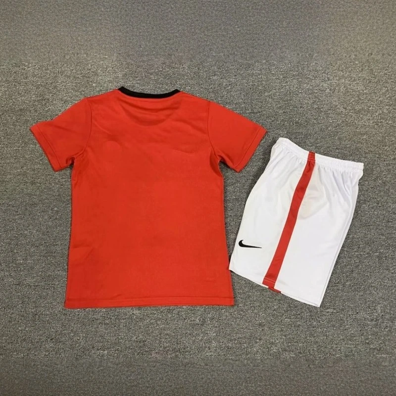 Manchester United 09-10 Home Retro Kid Kits Children Sets Jersey