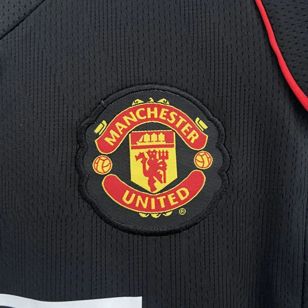 Manchester United 07-08 Away Retro Kids Kits Children Sets Football Jerseys