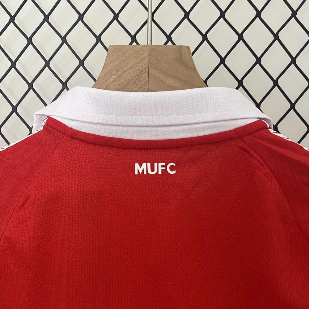 Manchester United 10-11 Home Retro Kid Kits Youth Apparels Jersey
