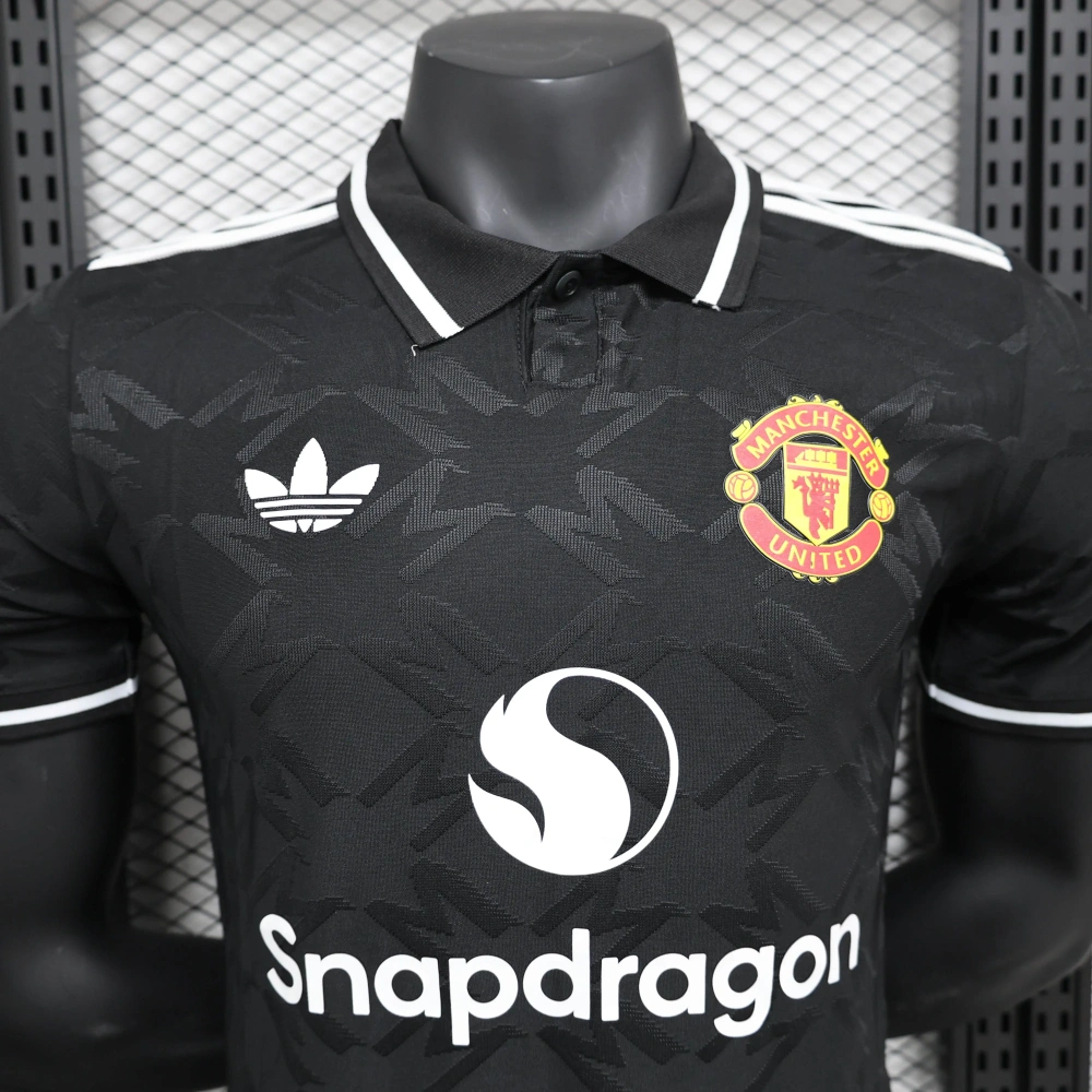 Manchester United 24-25 Player Version Black POLO Shirt