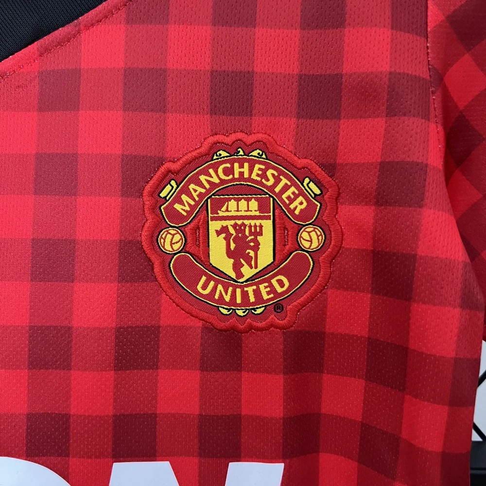 Manchester United 12-13 Home Retro Kid Kits Youth Apparels Jersey