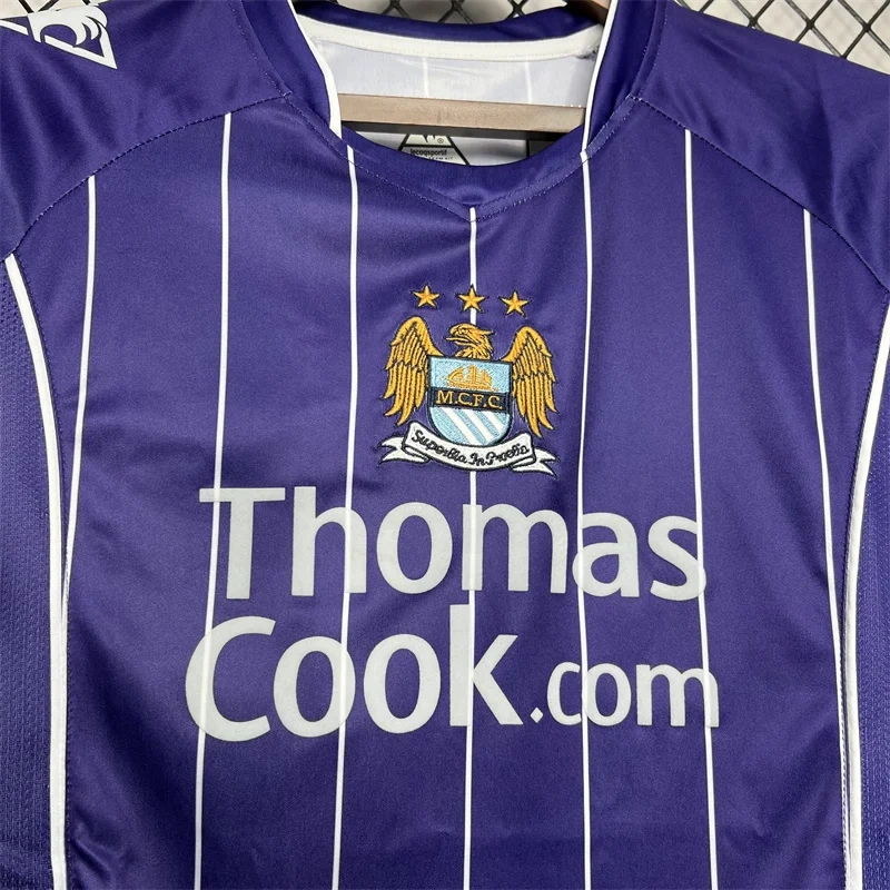 Retro Manchester City Away Football Shirt 2007/2008
