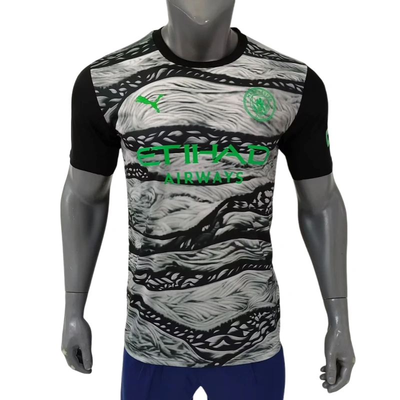 Player Version2 025/2026 Manchester City Black And Gray Concept Version Football Jersey
