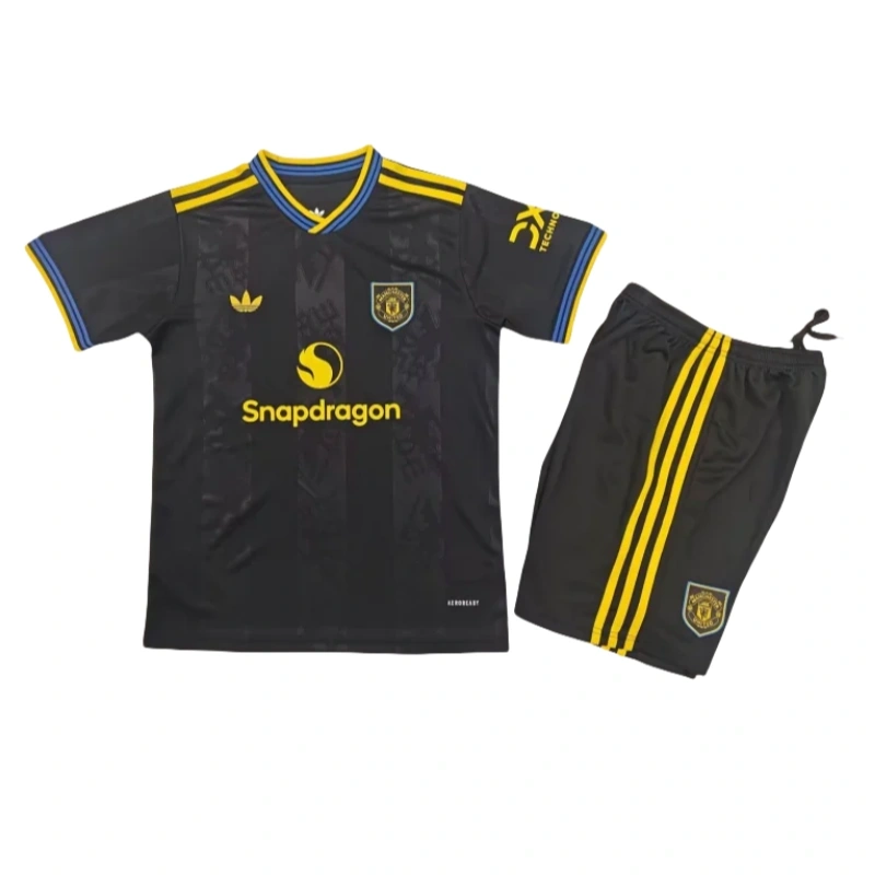 (Kids Kit)Manchester United Away Football Shirt  25-26
