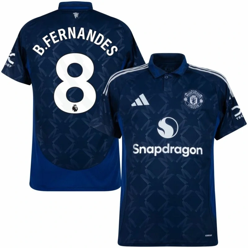 Manchester United Away long sleeved （De Ligt4 Martinez6 Mount7 B.Fernandes8 Rashford10 Zirkzee11 Amad 16 Garnacho17 Antony21 Mainoo37 ）Player version Size：S-2XL Non-Customize
