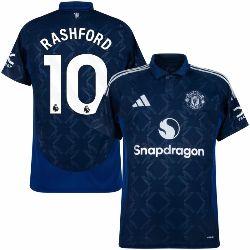 Manchester United Away long sleeved （De Ligt4 Martinez6 Mount7 B.Fernandes8 Rashford10 Zirkzee11 Amad 16 Garnacho17 Antony21 Mainoo37 ）Player version Size：S-2XL Non-Customize