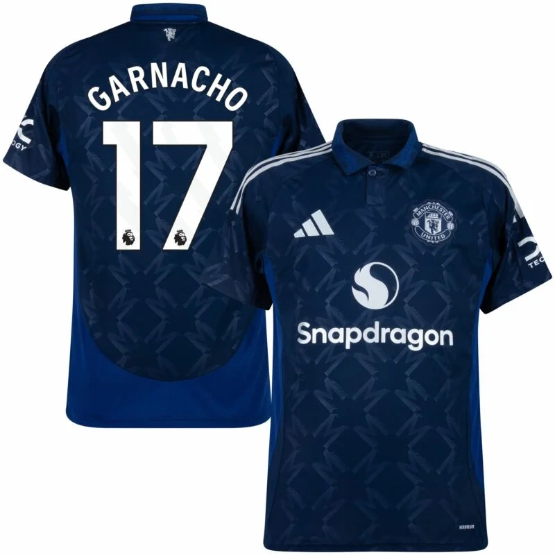 Manchester United Away long sleeved （De Ligt4 Martinez6 Mount7 B.Fernandes8 Rashford10 Zirkzee11 Amad 16 Garnacho17 Antony21 Mainoo37 ）Player version Size：S-2XL Non-Customize