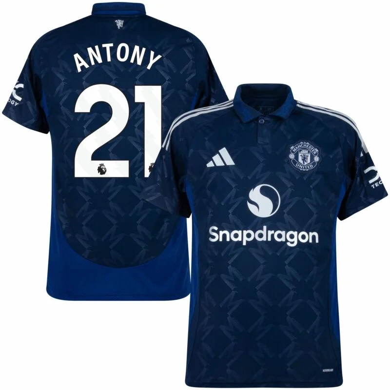 Manchester United Away long sleeved （De Ligt4 Martinez6 Mount7 B.Fernandes8 Rashford10 Zirkzee11 Amad 16 Garnacho17 Antony21 Mainoo37 ）Player version Size：S-2XL Non-Customize