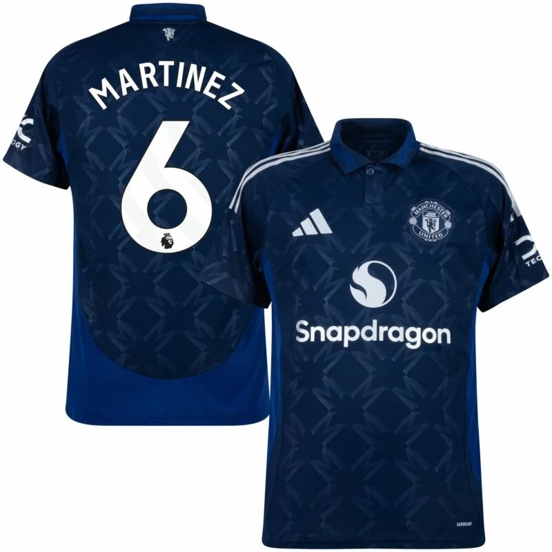 Manchester United Away long sleeved （De Ligt4 Martinez6 Mount7 B.Fernandes8 Rashford10 Zirkzee11 Amad 16 Garnacho17 Antony21 Mainoo37 ）Player version Size：S-2XL Non-Customize