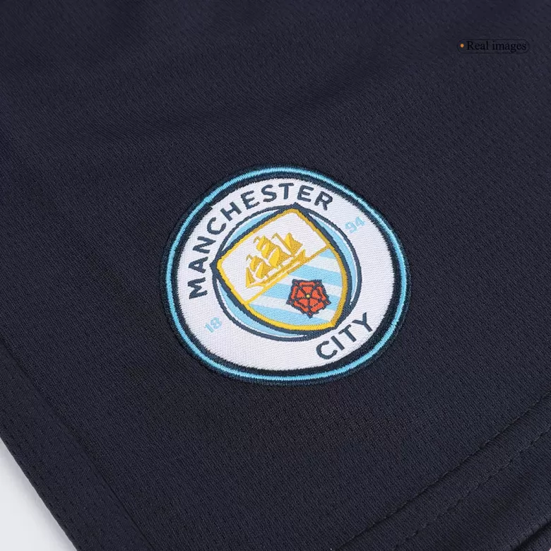 Manchester City Soccer Shorts Custom Away 2024-25