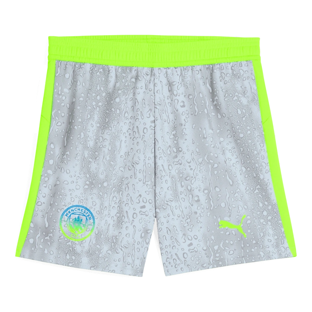 Manchester City Third Away Soccer Shorts fans+player version 2025-26