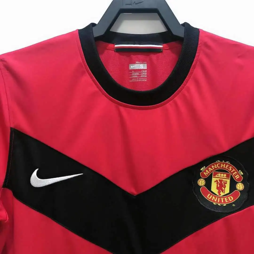 2009-10 Manchester United Retro Jersey Home Shirt Long sleeve