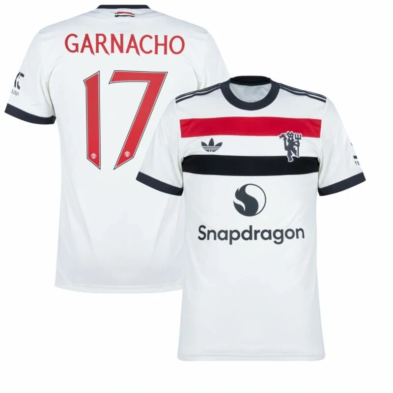 Manchester United Player Version(Garnacho 17) Third Away Football Jersey 2024-25尺码：S-XXL 非定制款