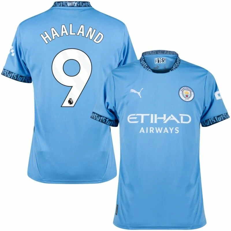 Player version Manchester City Away (Rúben3   Haaland9  Grealish10  Rodrigo16  Bruyne17  Bernardo20 Gvardiol24  Savinho26  Foden47 ) Shirt 2024-2025  Size：S-2XL Non-Customize