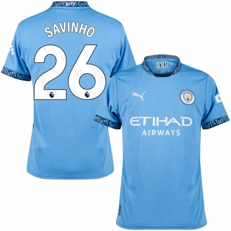 Player version Manchester City Away (Rúben3   Haaland9  Grealish10  Rodrigo16  Bruyne17  Bernardo20 Gvardiol24  Savinho26  Foden47 ) Shirt 2024-2025  Size：S-2XL Non-Customize