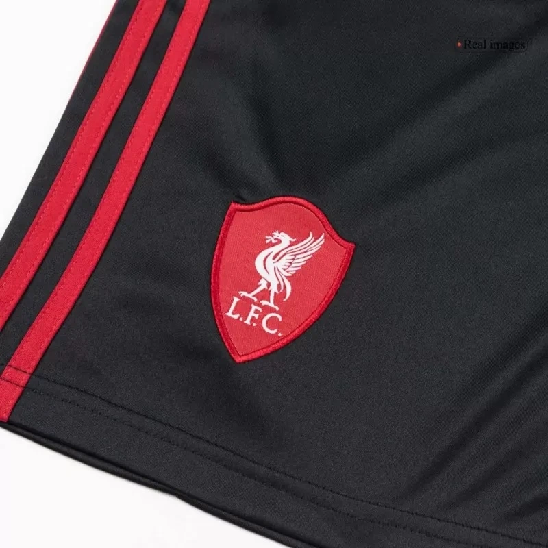 Liverpool Away Soccer Shorts Player+Fans Version 2025-26