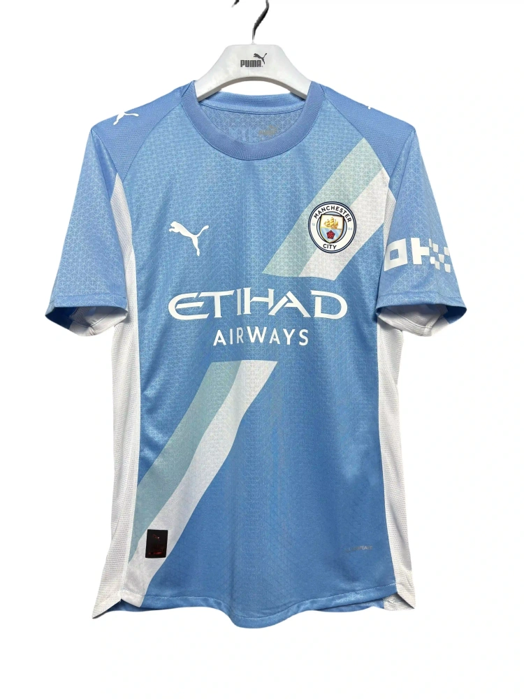 Fan/ Player version Manchester City Blue football shirt 25-26