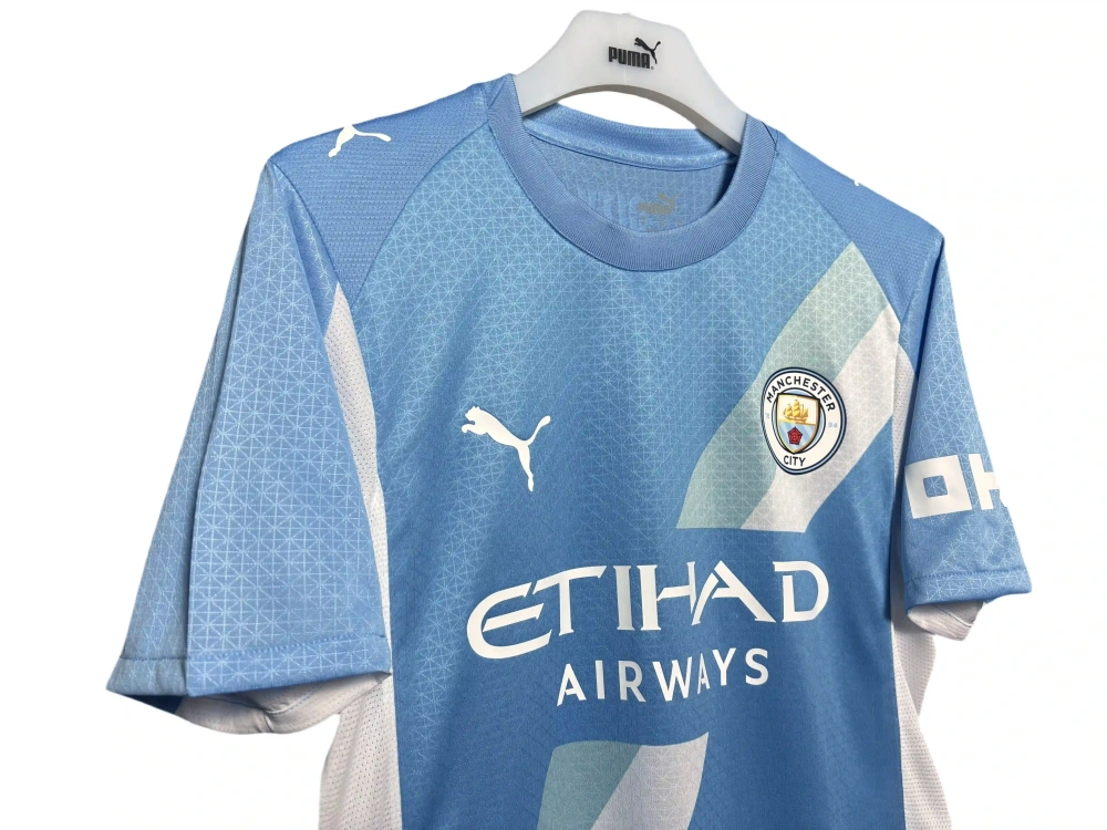 Fan/ Player version Manchester City Blue football shirt 25-26
