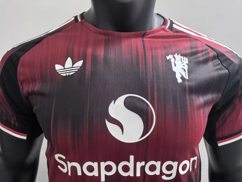 Manchester United Special Edition Black And RedFootball Jersey 2024/2025 Player Edition