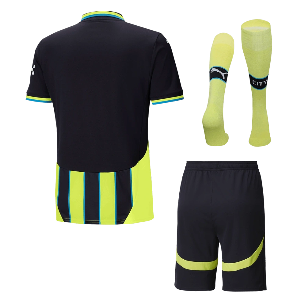 Manchester City Away Custom Full Soccer Kit 2024-25
