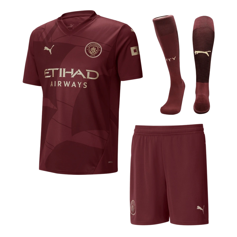 Manchester City Third Away Custom Full Soccer Kit 2024-25