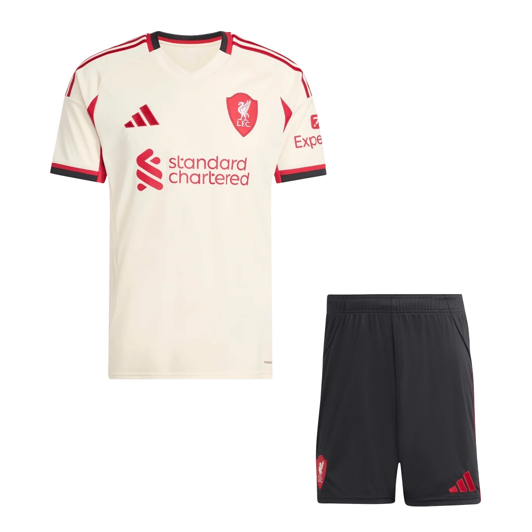 Liverpool Away Soccer Uniform Kits 2025-26