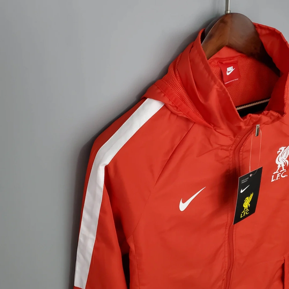 Liverpool Windbreaker Red Soccer Jersey 2021/2022