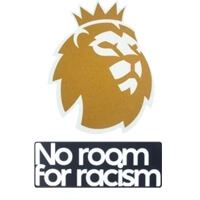 24/25 premier league champion badge & no room for racism + $2.00