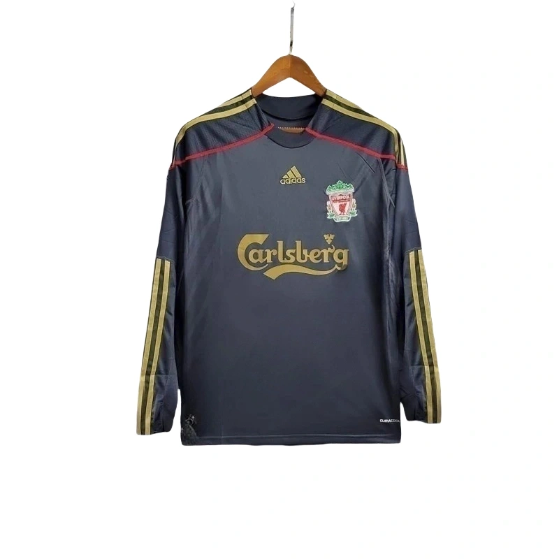 2009/2010 Retro Long Sleeve Liverpool Away Football Shirt