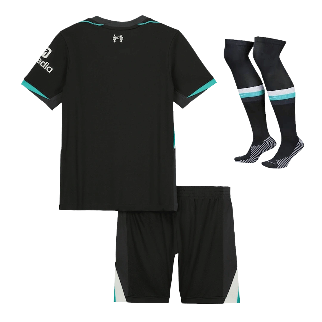 Kids Liverpool Away Jersey Kits 2024/25