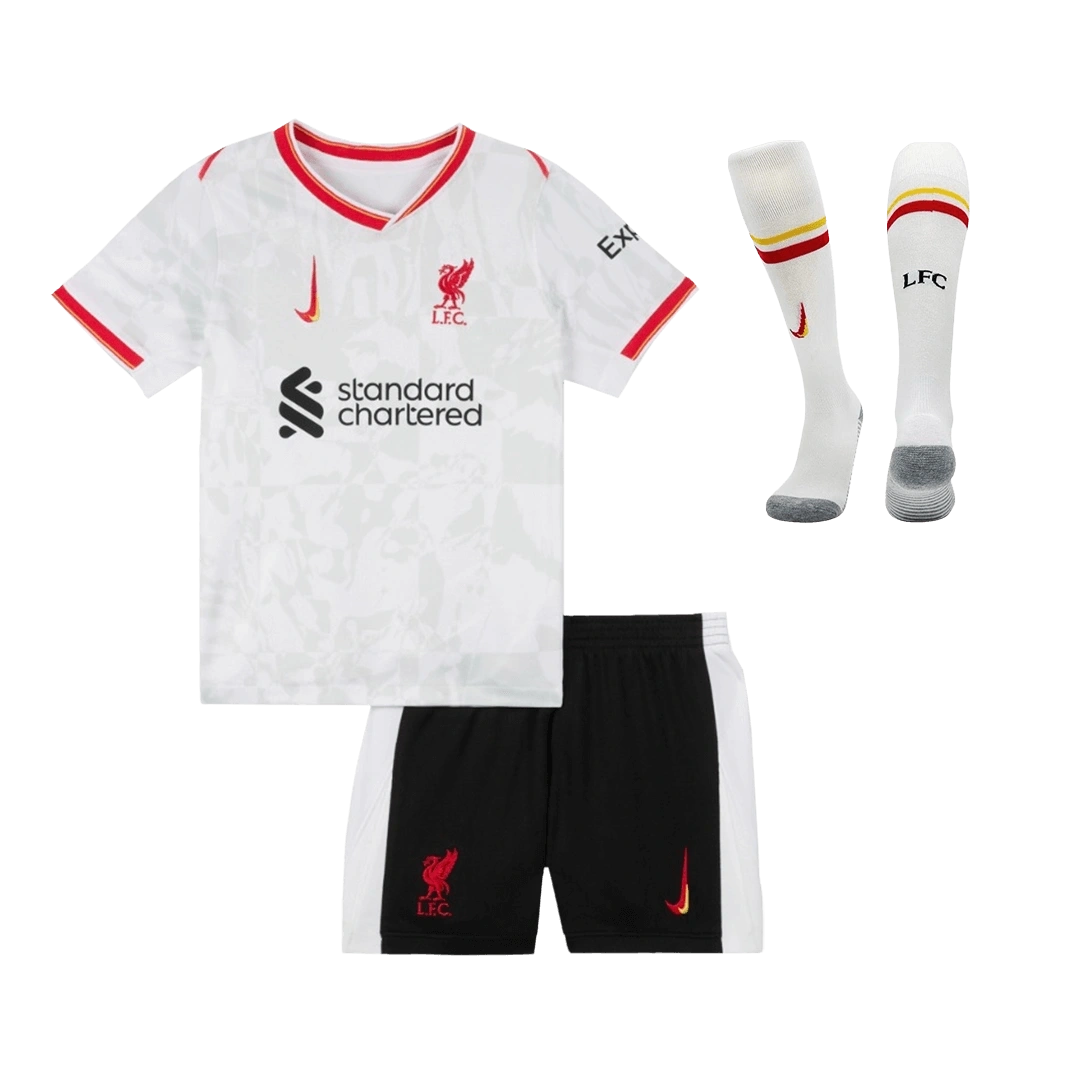Kids Liverpool Third Jersey Kit (Jersey+Shorts)+(Socks)2024/25