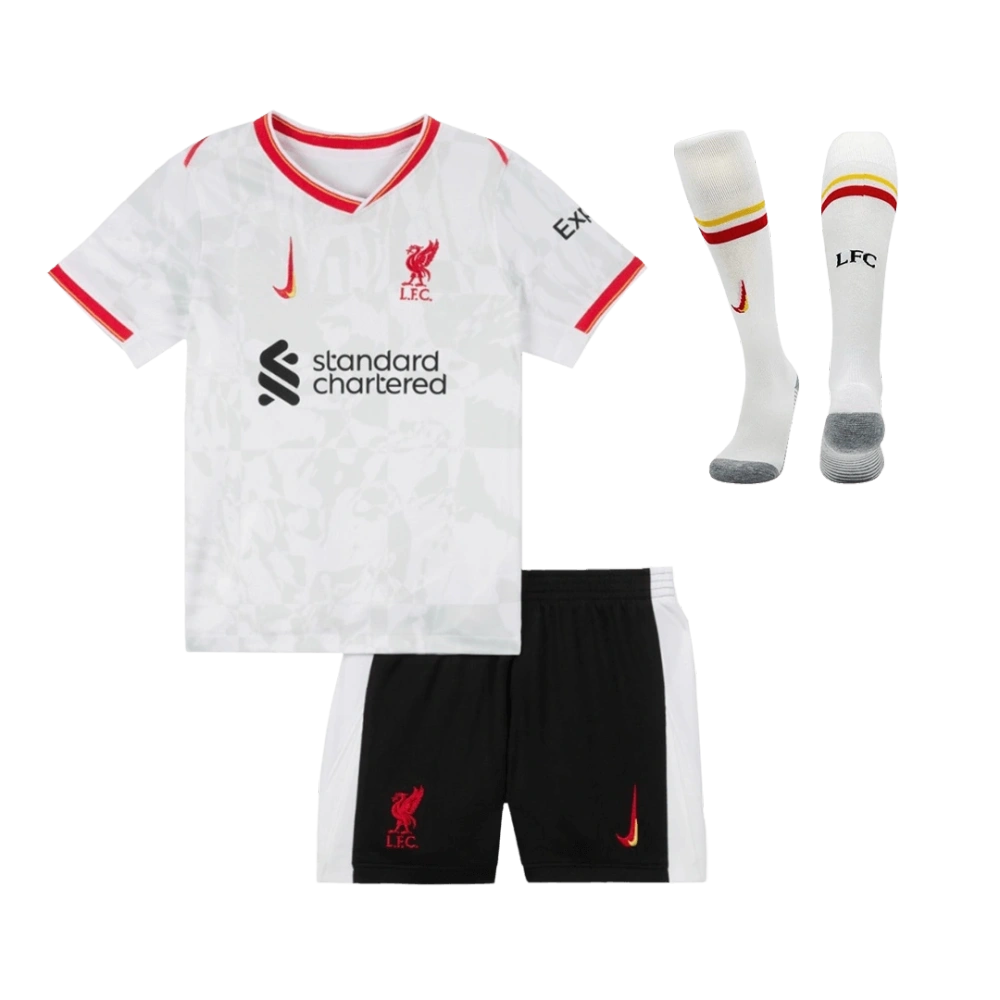 Kids Liverpool Third Jersey Kit (Jersey+Shorts)+(Socks)2024/25