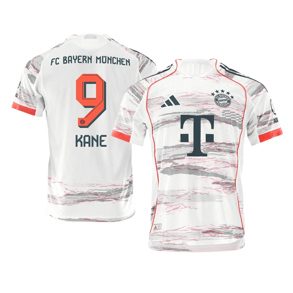 player version Bayern Munich Away Shirt Soccer Jersey (Müller #25 KANE #9)25-26