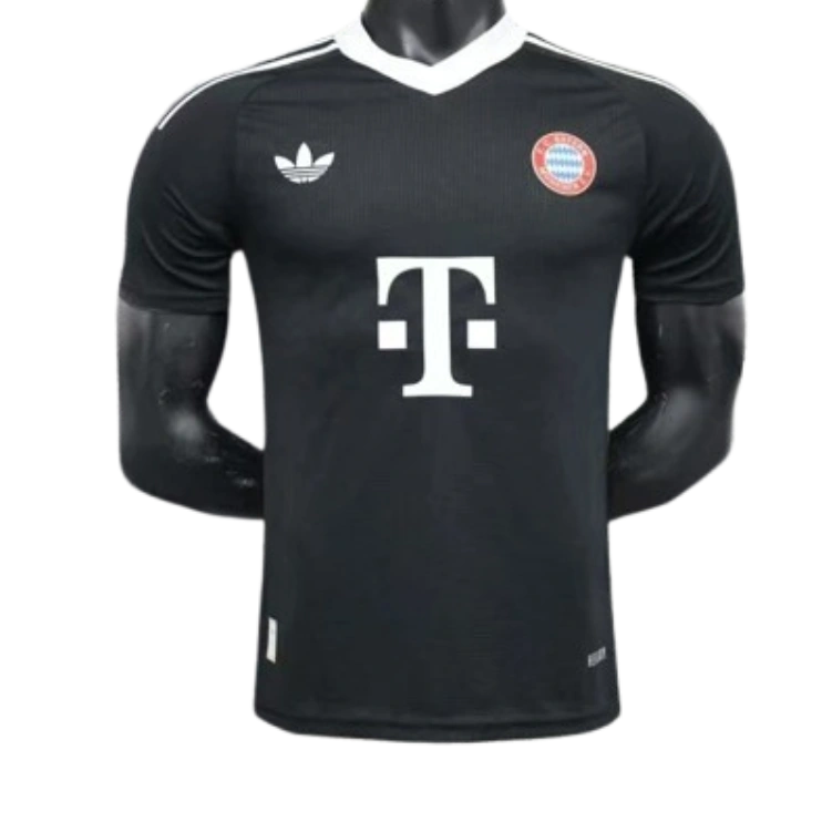 24-25 Bayern Munich Black GoalKeeper Kit Player Version Shirt Soccer Jersey