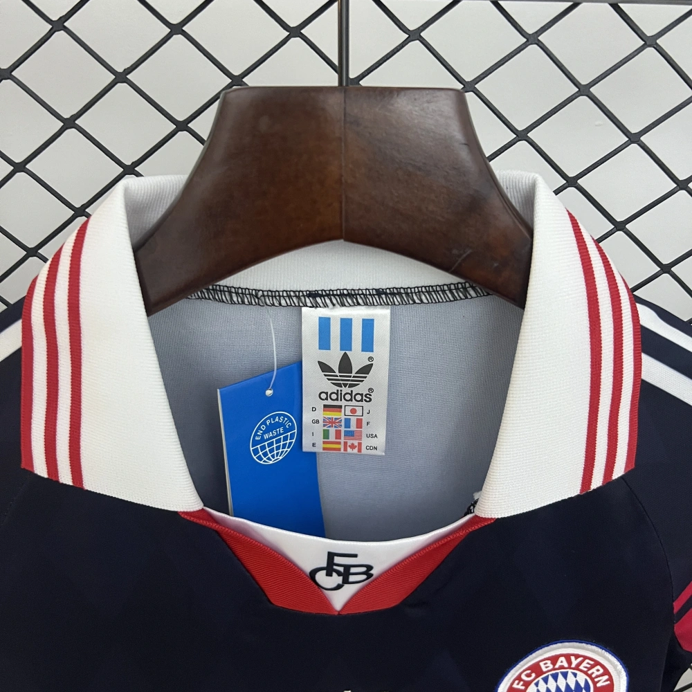 Kids Bayern Munich Retro Soccer Home Kits 97-99