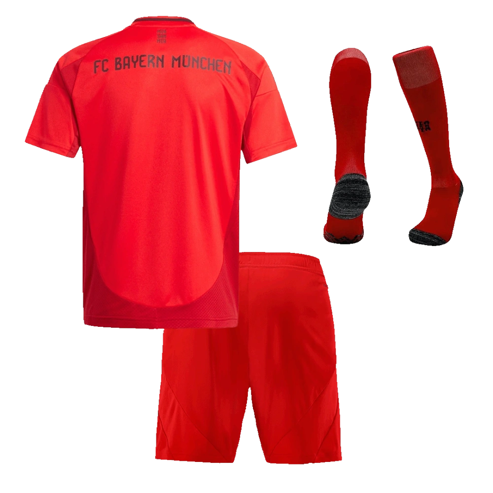 Kids Bayern Munich Custom Home Full Soccer Kits 2024-25