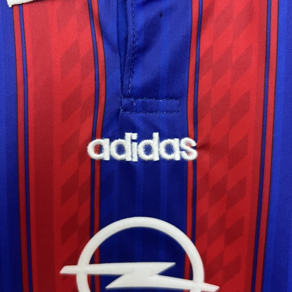 Kids Bayern Munich Retro Soccer Home Kits 95-97