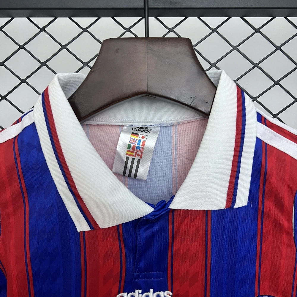 Kids Bayern Munich Retro Soccer Home Kits 95-97