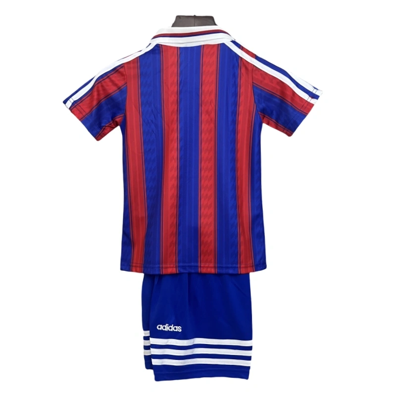Kids Bayern Munich Retro Soccer Home Kits 95-97