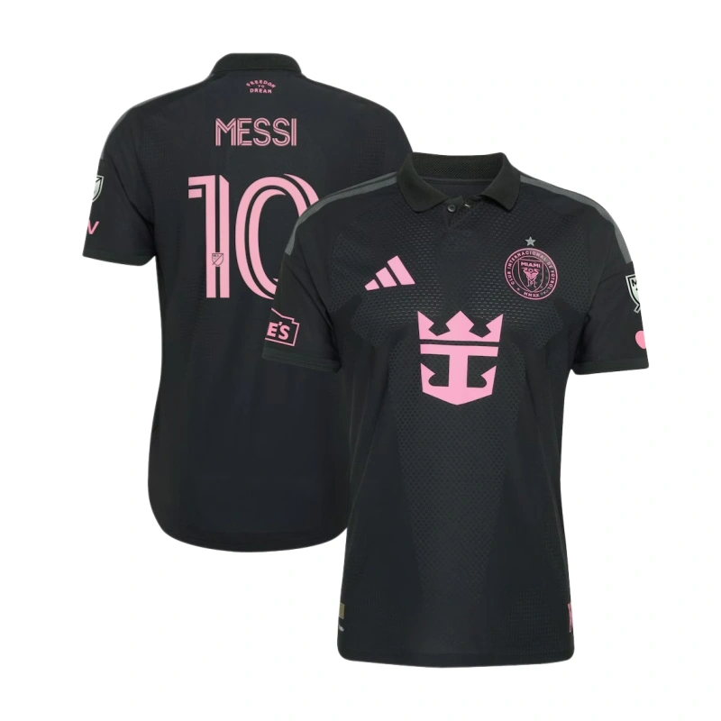 Miami International Messi's 2026 Black Field Commemorative Football Shirt Player version