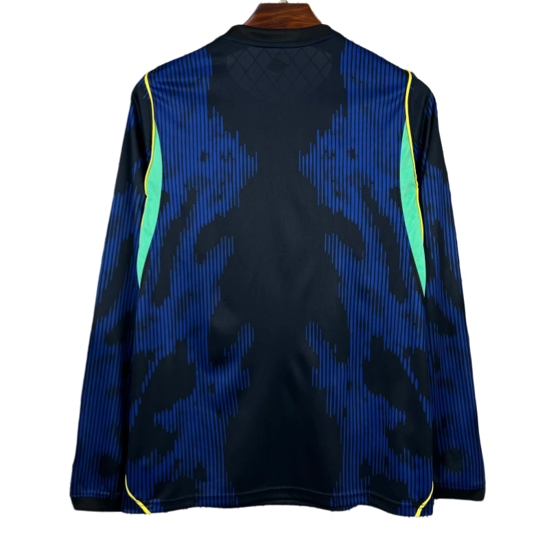 Brazil 2026 World Cup Away Long Sleeve Kit & Jersey Fan Version