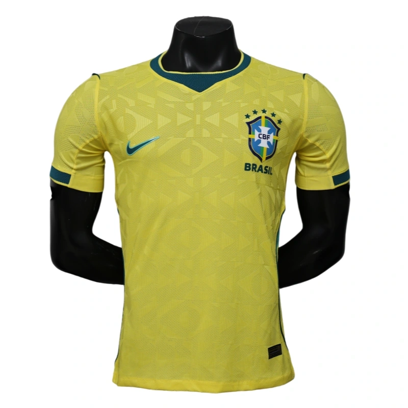 Brazil World Cup 2026 Home Short Sleeve Kit & Jersey Player Version