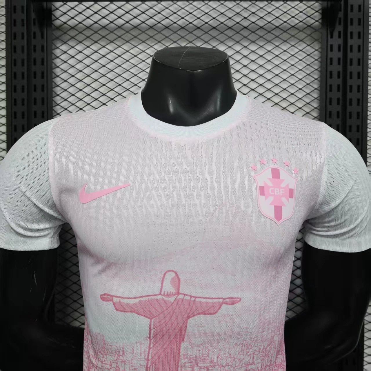 2025-26 Neymar Brazil Pink Special Edition Football Shirt Player version
