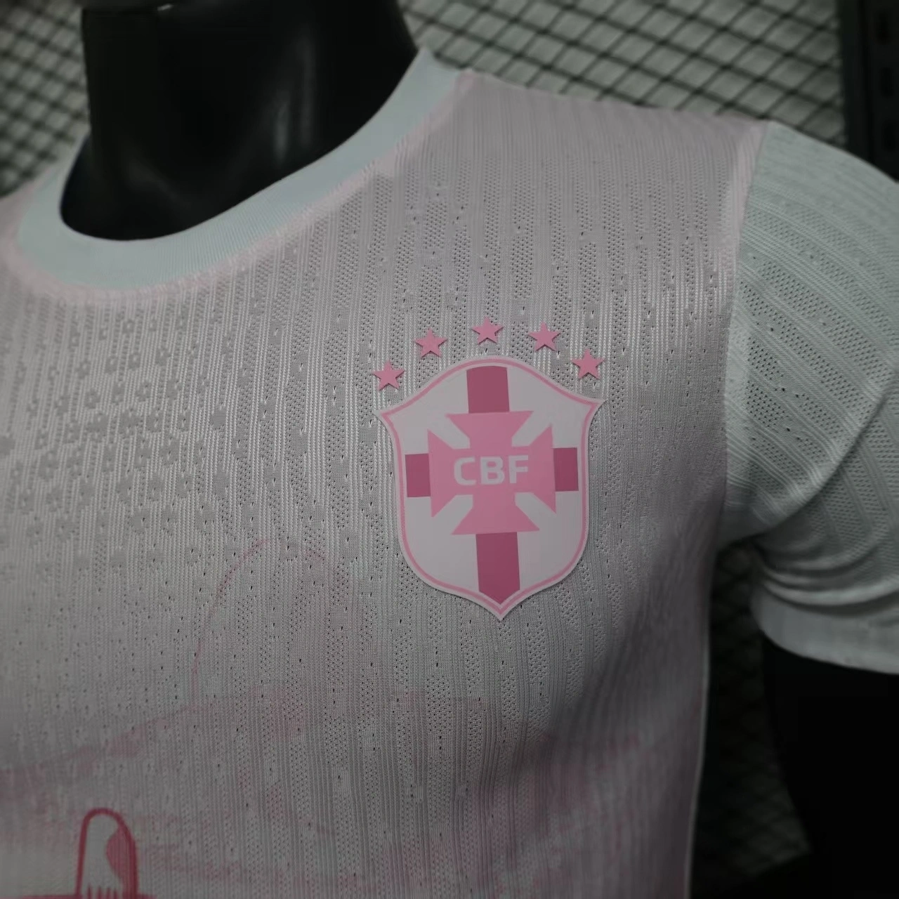 2025-26 Neymar Brazil Pink Special Edition Football Shirt Player version