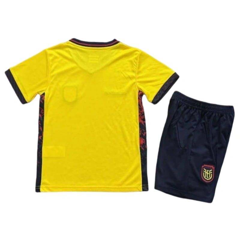 Ecuador World Cup 2026 Home Kids Short Sleeve Kit & Jersey + Shorts Fan Version