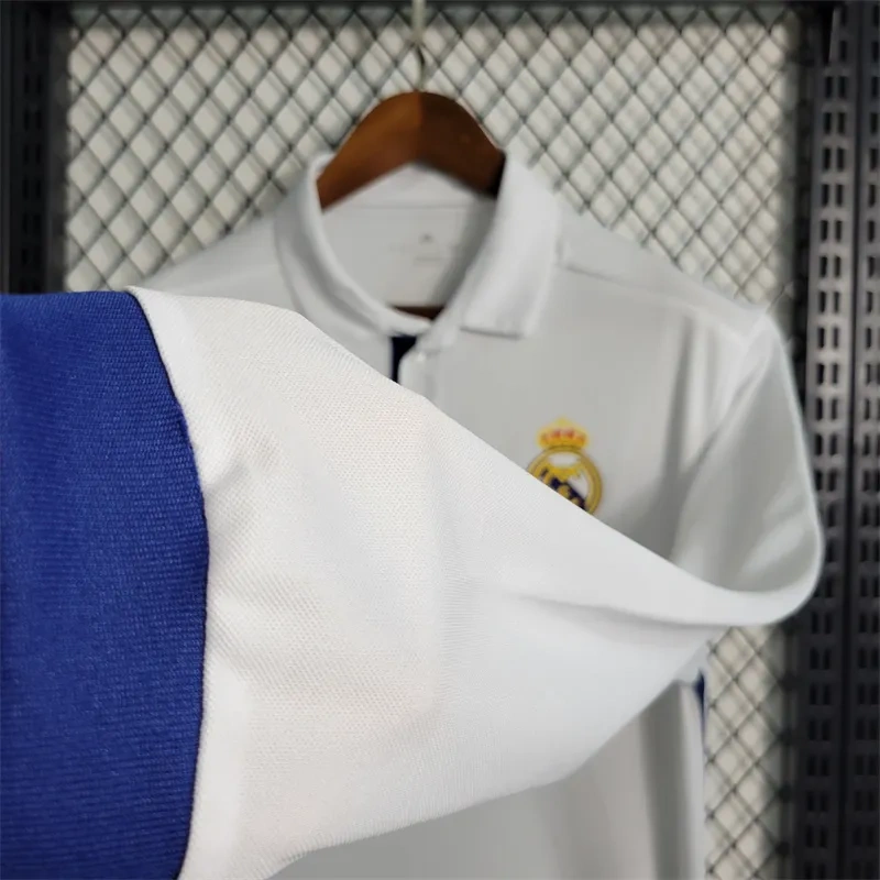 2016/17 Real Madrid Retro Long Sleeve Home Jersey