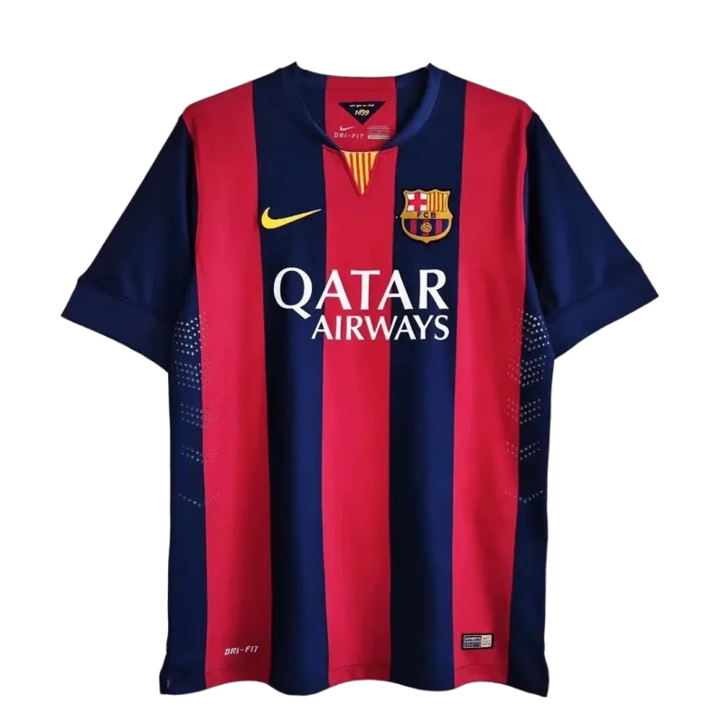14-15 Barcelona Messi #10 Neymar Jr #11 Retro Jersey Home