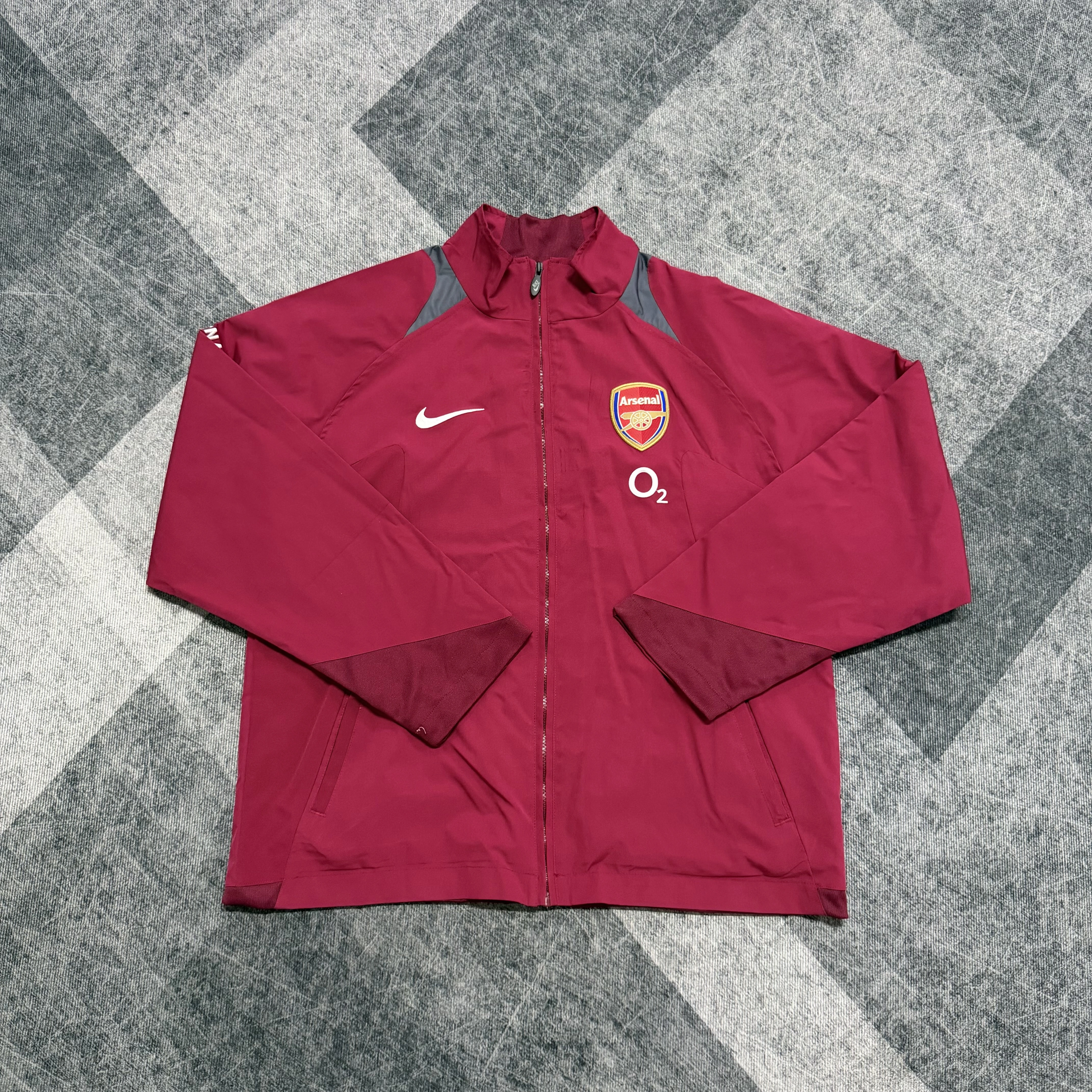 26-27 season Arsenal wine red retro jacket casual windproof jacket