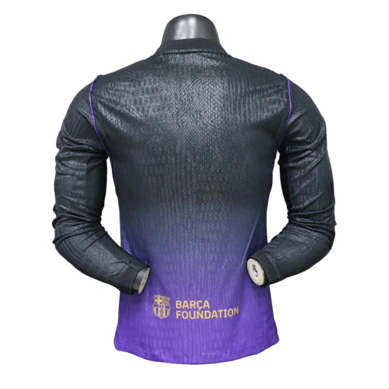 Barcelona 2026-27 away long sleeved football jersey player version