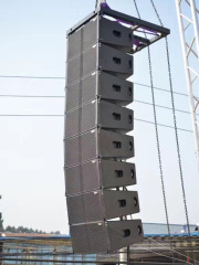 High end Compact two way dual 8 inch line array passive sound system